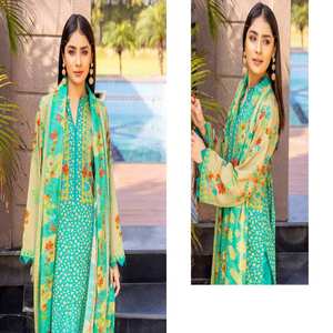 Charizma ชุดออกกำลังปักลายสำหรับงานปาร์ตี้ปากีสถานอินเดีย - Product Image 4