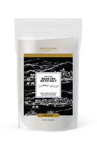 Sal de baño del Mar Muerto de grano fino Premium de 5 lb a granel de etiqueta privada 100% natural y puro sin procesar rico en todos los minerales del Mar Muerto - Product Image 3