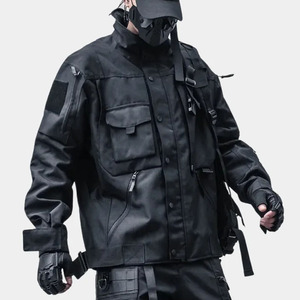 Chuyến bay thời trang phiêu lưu đầu máy ánh sáng thực tế nhiều túi techwear tùy chỉnh các bản vá lỗi thể thao mặc giản dị công nghệ Áo khoác - Product Image 4