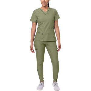 Uniforme de médecins professionnels costumes de gommage médical uniforme médical fabricant de gommage médical ensemble de costume de gommage d'allaitement pour les femmes - Product Image 1