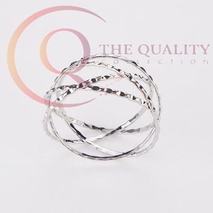 Anillos de Servilleta Modernos de Aluminio de Lujo para Mesa de Comedor, Elegante Accesorio para Bodas, Decoración para el Hogar, Restaurantes y Banquetes - Product Image 2