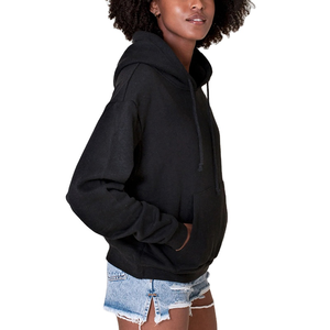 Sudadera con Capucha de Invierno para Mujer, Tejida Ecológica, 100% Algodón, Diseño Personalizable con Insignia en la Parte Delantera - Product Image 3