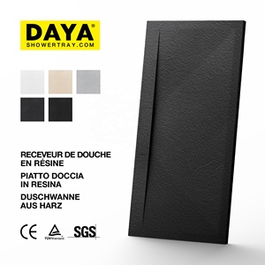 Plateaux <span class=keywords><strong>de</strong></span> <span class=keywords><strong>douche</strong></span> en <span class=keywords><strong>résine</strong></span> rectangulaires, salle <span class=keywords><strong>de</strong></span> bains européenne pliable, taille <span class=keywords><strong>de</strong></span> sol, texture <span class=keywords><strong>de</strong></span> base - Product Image 1