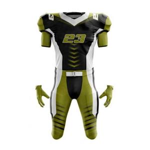 Nuevo Conjunto de Uniforme de Fútbol Americano Personalizado Unisex para Adultos, Transpirable, de Sarga, Sublimado, de Alta Calidad, Talla XL, Hecho a Medida, MOQ Corto - Product Image 2