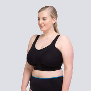 Customizable Plus Size Women Sports <b>Bra</b>-High Support Breathable Quick Dry Lightweight <b>Removable</b> <b>Pads</b> Front Logo for Gym Yoga - Product Image 2