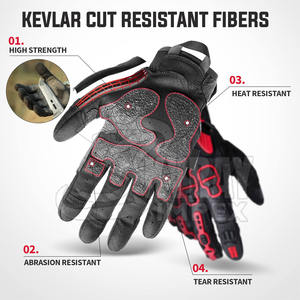 Gants tactiques avec logo personnalisé Gants tactiques de travail en cuir de vachette pour hommes en bas quantité minimale de commande Gants tactiques - Product Image 3