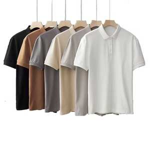 Polo informal de manga corta de verano para hombre, ropa deportiva de trabajo de Golf, botón Regular de Fitness, camisas con cuello vuelto, camiseta Polo - Product Image 5