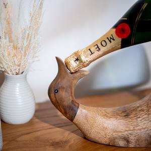 Estante para Vinos de Madera, Reutilizable, Ecológico, Duradero, Diseño Clásico para Fiestas en Bares - Product Image 5