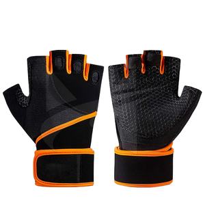Guantes de Kickboxing MMA antilesiones para adultos más vendidos, guantes de boxeo de 8oz, absorción de golpes, medio dedo, venta al por mayor, cuero para exteriores - Product Image 2