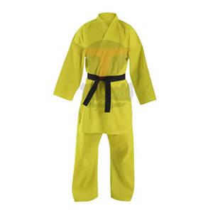 Ensemble d'uniformes de karaté en coton léger de haute qualité durable, service d'usine OEM pour adultes, vêtements d'arts martiaux personnalisés, respirant - Product Image 1