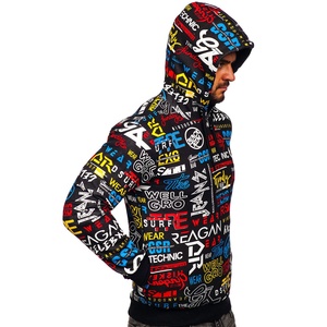 Sweat-shirts à capuche d'hiver personnalisés pour hommes, logo personnalisé, impression par sublimation de haute qualité, 100% polyester polaire, respectueux de l'environnement - Product Image 4