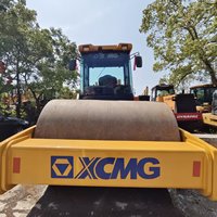 Compacteur routier chinois d'origine XCMG XS223J à tambour unique vibratoire de 22 tonnes d'occasion