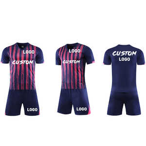 Usine Hommes Maillots De Football Ensemble Maillots De Football Vierge OEM De Football Uniformes De Football Vêtements De Football En Gros Sublimation Plain Print - Product Image 3