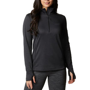 Ropa transpirable para exteriores, camisas personalizadas con media cremallera para mujer, estilo de moda 2024, media cremallera, Top Meath para mujer - Product Image 1