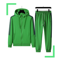 Survêtement de Jogging de gymnastique personnalisable de haute qualité Street Wear avec nouvelle fermeture à glissière et couleurs contrastées Vêtements de sport haute performance