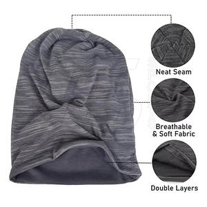 หมวกบีนนี่ของผู้ชายหมวกบีนนี่ออกแบบได้ตามต้องการสำหรับฤดูหนาวที่นุ่มพร้อมโลโก้ขนแกะปรับแต่งได้100% กันน้ำ - Product Image 2