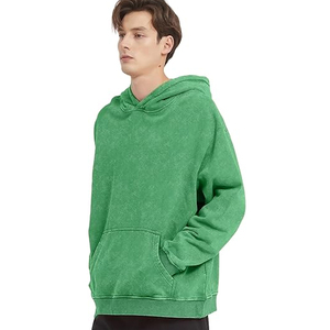 Custom Bulk Acid Wash Hoodie for Men Oversized Vintage Streetwear Pullover Fashion Hoodies Factory Wholesale <b>Maker</b> - Product Image 3