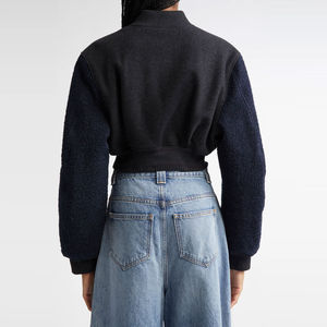 100% respirant personnalisé laine matériel fait femmes culture varsité veste 2025 fermeture personnalisée conception culture varsité veste - Product Image 2