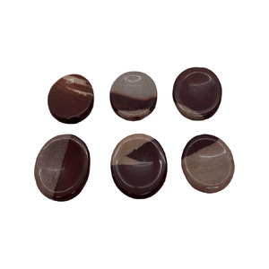 Venta al por mayor Narmada Natural ágata preocupación piedra cristal Reiki terapia masaje piedras preciosas patrón curativo Hada ansiedad Feng Shui - Product Image 2