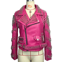 Nouvelle arrivée, veste de moto en cuir véritable tricoté respirant de haute qualité pour femmes, 2021