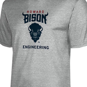 Camiseta de ingeniería Howard University BISON | Ropa personalizada HBCU STEM | Opciones de serigrafía e impresión de hojaldre - Product Image 3