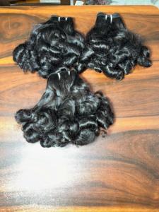 Proveedor de cabello ondulado hinchable de origen indio que vende 100% extensiones de cabello humano Remy de templo indio Virgen sin procesar - Product Image 5