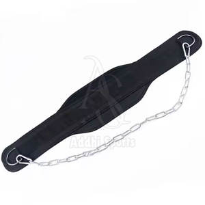 Ceinture réglable en néoprène respirant avec chaîne robuste pour pull-ups et dips - Product Image 3