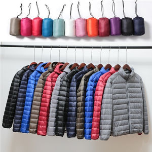 Custom Men's Long <b>Thin</b> Stand Collar High Quality <b>Puffer</b> <b>Jacket</b> Cotton Filled Windproof Warm Winter - Product Image 5