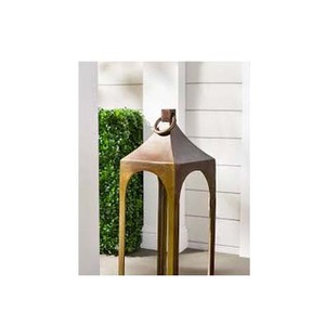 โคมไฟอนุสรณ์ทองโบราณแบบดั้งเดิมอาหรับโคมไฟอนุสรณ์แบบชนบทดั้งเดิมโคมไฟทองคำแบบดั้งเดิม - Product Image 1