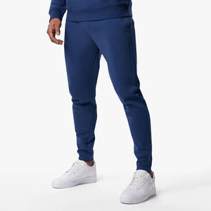 Pantalones de deporte al aire libre ajustados para hombre de diseño personalizado, pantalones largos informales de algodón para correr con cordón de grosor ligero - Product Image 6