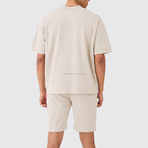 Wholesale Price Men Twin Set Custom logo New Style Men Twin Set With Pockets Available All Custom Color Size And Fabric Options - Product Image 2