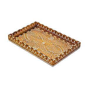 Durable Quality Rectangular Wooden <b>Serving</b> <b>Tray</b> Dark <b>Black</b> Color Restaurant Home Hotel Kitchenware Dinnerware <b>Serving</b> <b>Trays</b> - Product Image 2