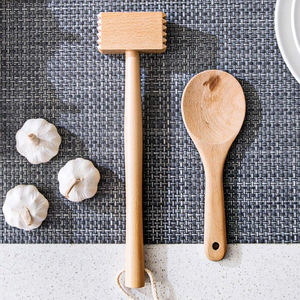 Attendrisseur en bois écologique pour steak outil de cuisson professionnel maillet marteau à viande prix bon marché - Product Image 5