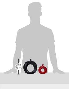 Pièce décorative en céramique en forme de pomme moderne - Product Image 2