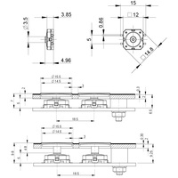 Interruttore Tattile Racon RAFI 1.14.012.503/0000 SMT Gullwing (Z) Terminale Impermeabile in Plastica Struttura Elettronica 1NO Disponibile