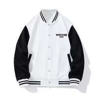 Blouson universitaire formel d'hiver pour homme, en laine respirante de haute qualité, polyester/coton, personnalisable avec broderie