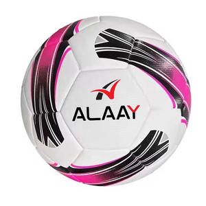 Alaay New Fashion High Quality Soccer Ball Custom Logo <b>Football</b> Made of <b>Leather</b> PVC for Sports Training and Promotion - Product Image 1