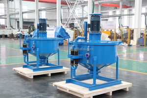 Mezcladora de Lechada de Alto Cizallamiento con Motor Eléctrico, Fácil Mantenimiento, Maquinaria de Construcción para Hormigón Proyectado - Product Image 3