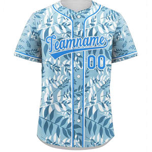 Jersey de béisbol y softbol personalizable, tejido transpirable de secado rápido, camiseta de béisbol impresa por sublimación personalizada - Product Image 3