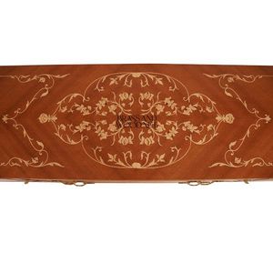 Mueble de TV Clásico de Madera de Lujo con Detalles de Incrustaciones Hechas a Mano - Product Image 3