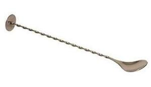 Cuillère à barre en forme de larme la plus vendue, agitateur de barre extra long 28 cm, cuillère à cocktail cuillère à mélanger outil de barre à cocktail en acier inoxydable - Product Image 2