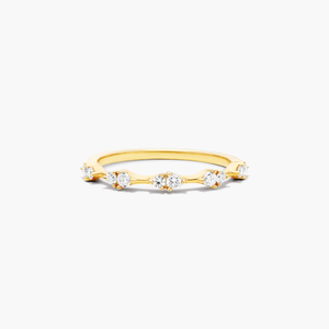 Elegant 10K Yellow Gold Prong <b>Set</b> Moissanite Round Cut Luxury Wedding or Engagement <b>Ring</b> for <b>Women</b> Anniversary Party - Product Image 1