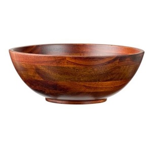 Venta caliente Restaurante Vajilla Cuencos para servir Cuenco de madera de mango Diseño moderno Ensalada de frutas Mezcla y servir Cuenco de madera - Product Image 3