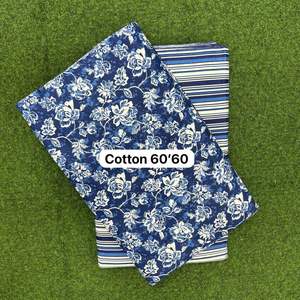 Tissu en coton imprimé au bloc pour la confection de kurtis, de pyjamas, de vêtements d'été et de vêtements de boutique - Product Image 3