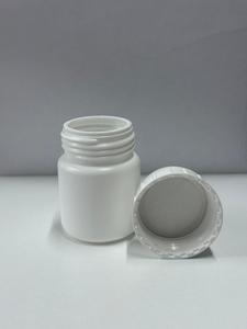 Botella de Plástico HDPE de 30 ml, Envase Redondo con Tapa de Rosca, Envase Médico Blanco, Logotipo Personalizado - Product Image 3