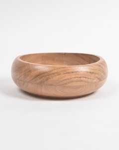 Designer High Quality Trendy Wood Salad Mixing <b>Bowl</b> Acacia Wood <b>Enamel</b> Sticker Print Wooden Salad Serving Tableware <b>Bowl</b> - Product Image 3