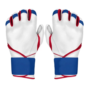 Gants de baseball renforcés à paume avec zones de ventilation en maille et gants de frappe en bambou ajustables pour un confort de longue durée - Product Image 2