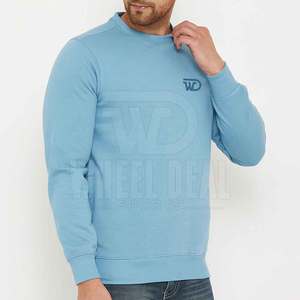 Wholesale Rate High Quality Custom <b>Plain</b> <b>Sweatshirts</b> Men's Clothing Long Sleeve Casual <b>Sweatshirt</b> - Product Image 2