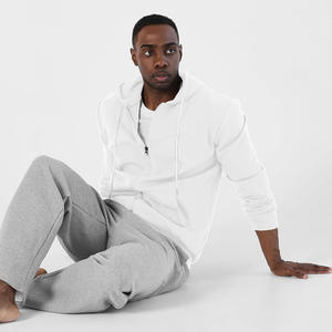 Sudadera con capucha y cremallera para hombre personalizada de OEM, ropa de calle con logotipo de impresión digital de tela transpirable con fabricación de etiqueta privada - Product Image 4