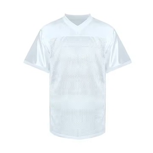 เสื้อยืดตาข่ายผสมโพลีเอสเตอร์/คอตตอนคุณภาพสูงสำหรับผู้ชาย สีพื้น ฤดูร้อน แห้งเร็ว ระบายอากาศได้ดี เป็นมิตรกับสิ่งแวดล้อม รับผลิตตามแบบ OEM - Product Image 1